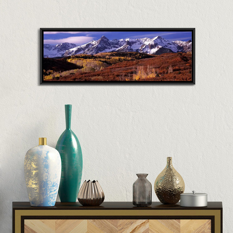 «Mountains Covered with Snow, Telluride, Colorado», reproduction de photo sur toile, H 20 po x l 60 po x P 1,5 po