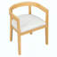 Ensemble de table de salle à manger 7 pièces pour 6 personnes, ensemble de table de cuisine rectangulaire avec 6 chaises rembourrées à dossier demi-tonneau, table de salle à manger grain de bois avec dossier incurvé et sièges rembourrés-546094298-546094299
