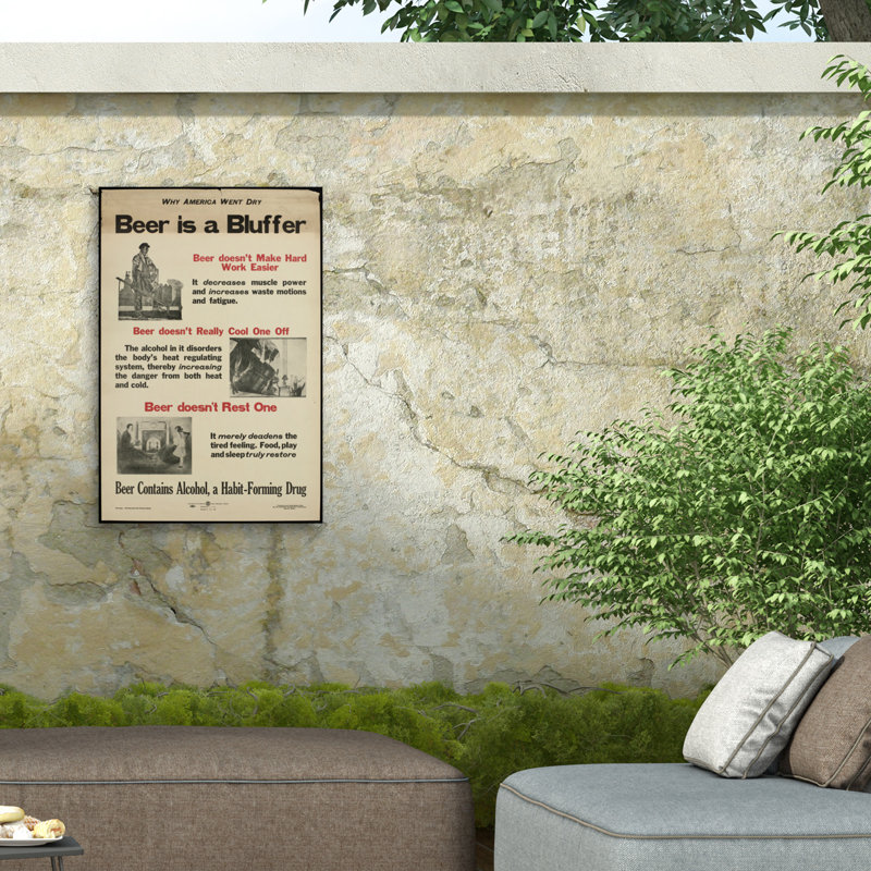 Toile d'extérieur Marcus Jules Bluffer, H 12 po x l 19 po