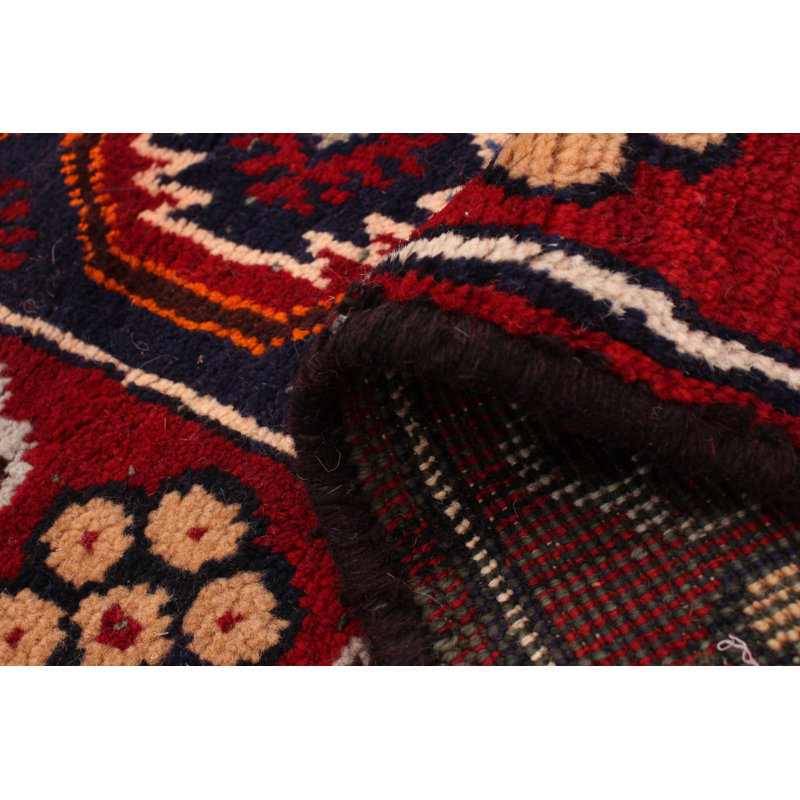 Tapis décoratif en laine noué à la main de conception unique 3 pi 3 po x 5 pi 11 po new age rizbaft