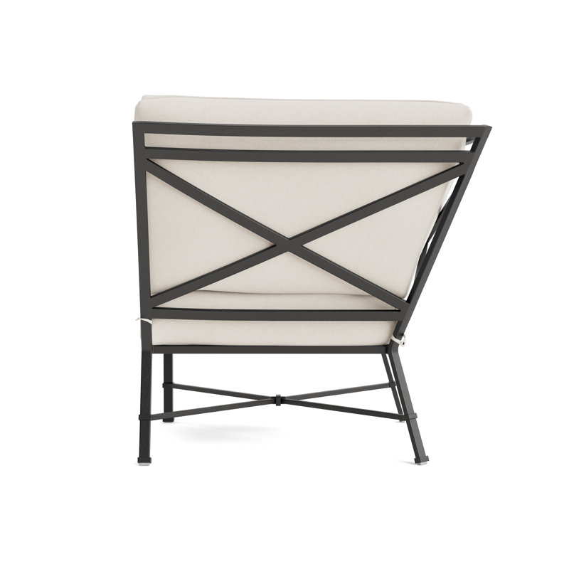 Venetian Outdoor Patio Sectional, Fusion Natural, Textured Pewter