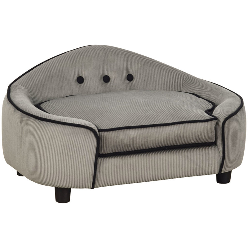 Quintin Orthopedic Linen Pet Bed