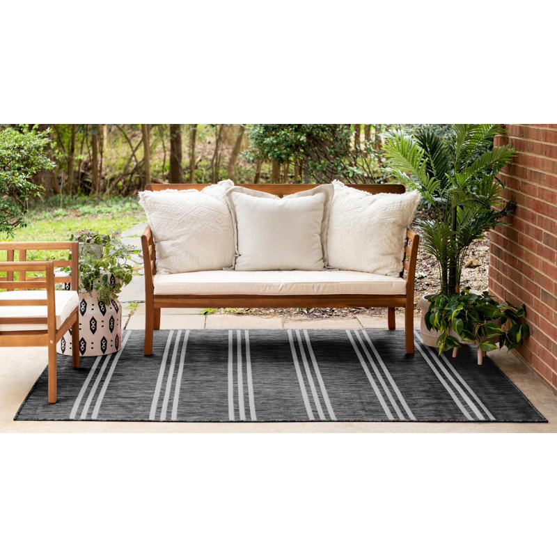 Tapis intérieur / extérieur Jill Zarin Anguilla, Rectangle 9 pi x 12 pi