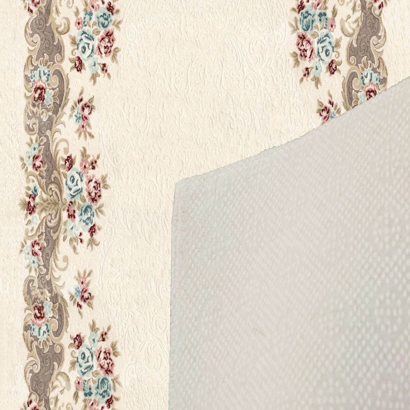 Stylish Woven Carpet, 31.5 x 47.2 inches | 100% Polyester, Pile Height: 0.04 inches, Total Height: 0.31 inches | Antibacterial, Non-Slip PVC Felt Underside | Machine Washable, Perfect for Living Room & Bedroom Decor