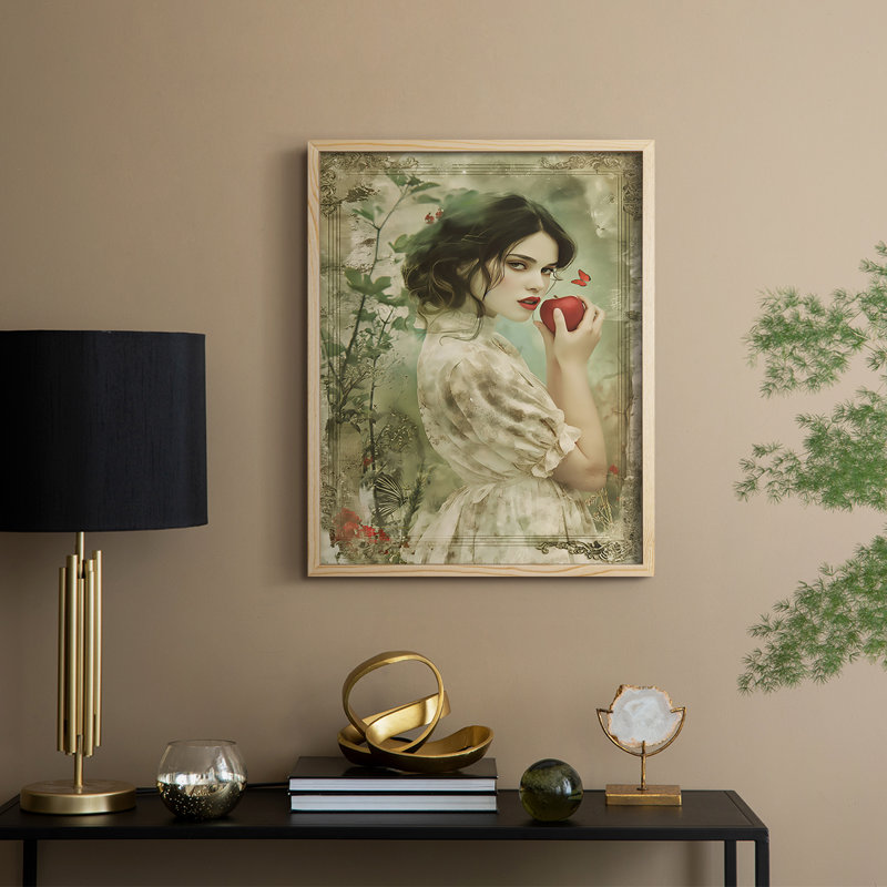 Reproduction encadrée WOMEN Series CCCCLIX III - bois massif