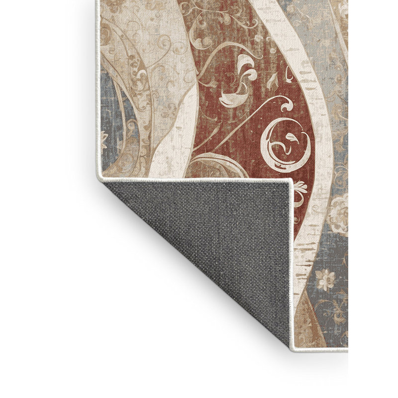 Terra Bloom Rug, Square 5'