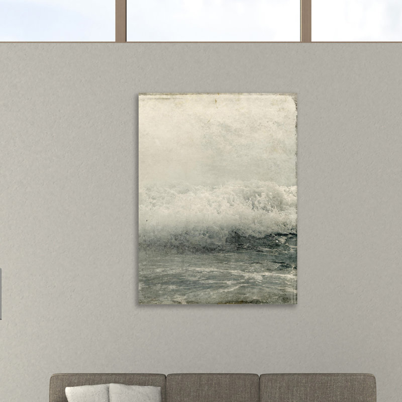 Ocean Waves 2 by Kimberly Allen - Wrapped Canvas Painting, 122 cm H x 91 cm W x 4 cm D