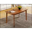 Table de salle à manger moderne de 47 pouces de style Mid-Century, table de salle à manger en bois massif pour 4 personnes, design rectangulaire minimaliste-1891049286-1891049287