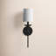 Applique murale 1 lumière Meridian en noir mat-713545677-713545676