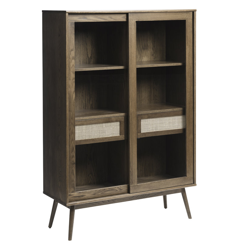 Plessis Display Cabinet, Brown
