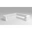 Canapé modulaire d'extérieur en forme de U avec coussins de 119,25 po Pixel-102743568-102743577
