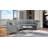 141" Velvet Upholstery Square Arm Oversized Curved Sofa-77073961