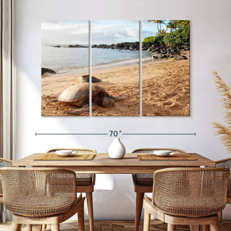 Brampt Turtle Beach, 20" H x 33" W