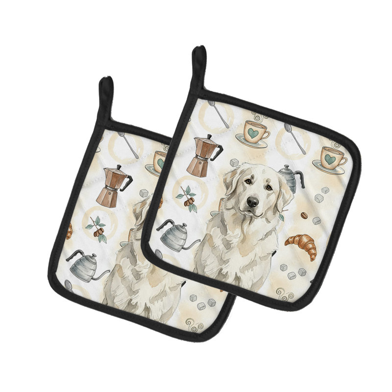 Paire de porte-cafetières White Great