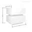 Table de chevet de chambre à coucher, table de chevet avec table de chevet à lumière RVB avec contrôle Bluetooth