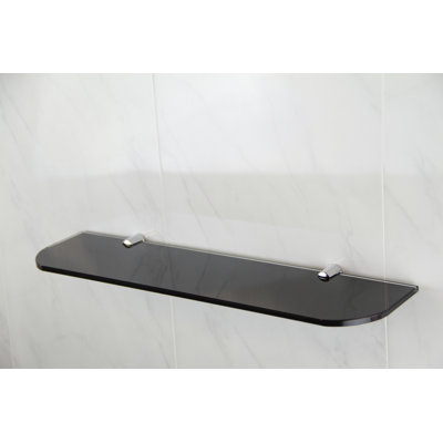 Fanni Glass Floating Shelf with Adjustable Shelves