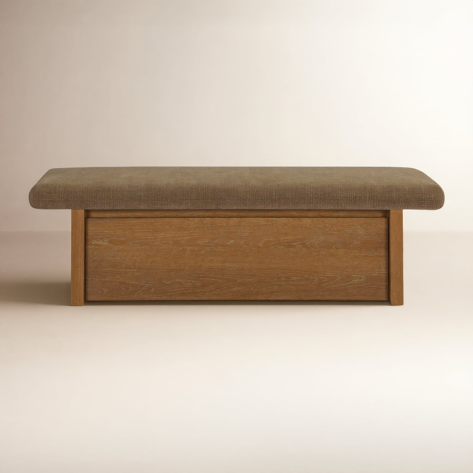 Storage Bench, Taupe