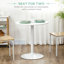 Ellanese 27.6" Pedestal Dining Table-1787500203