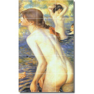 Carreau de céramique décorative 12,75 po x 21,25 po 4,25 po x 4,25 po