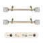 Tringle à rideaux simple Baugh Ophélie-739615902