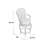 Rushmere Swivel Upholstered Counter Stool with Metal Frame-41669590
