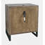 Table de chevet Bezout Modern Coastal 25 "Acacia