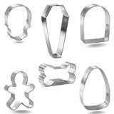 CookieCutter.com 6 -Piece Non-Stick Cookie Cutter