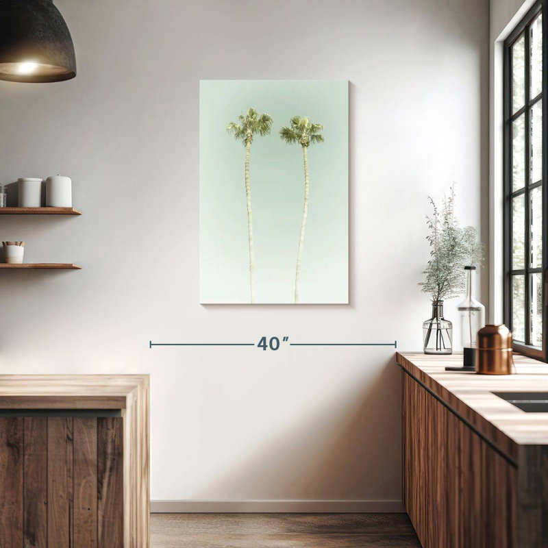 Vintage Palm Trees II, 36" H x 24" W