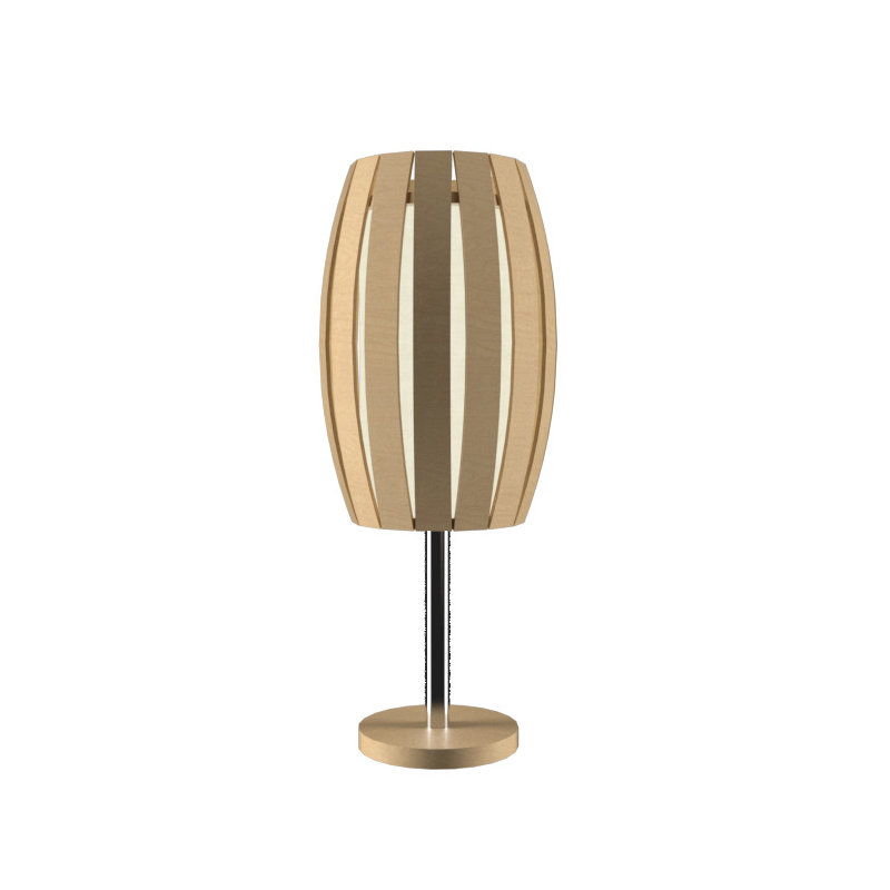 Barril Desk Table Lamp, Maple