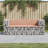 Patio Bench Gabion Design Solid Wood Pine-942758855-970493902