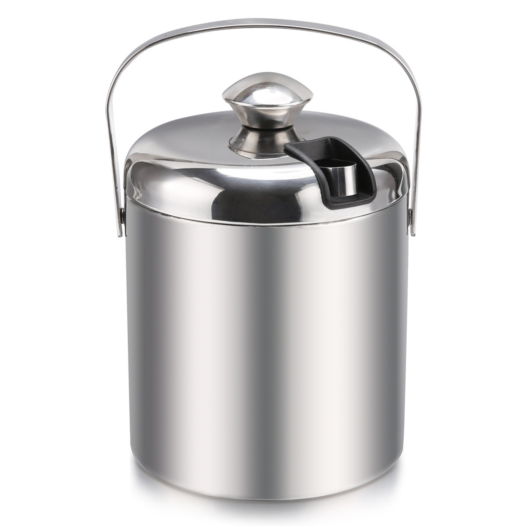 Stainless Steel Ice Bucket Red Barrel Studio®