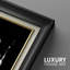 «Black and White Geometric», ensemble de 2 peintures sur toile encadrées-86450387
