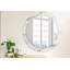 Huldar Glass Flat Wall Mirror
