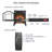 17.5'' W Electric Fireplace