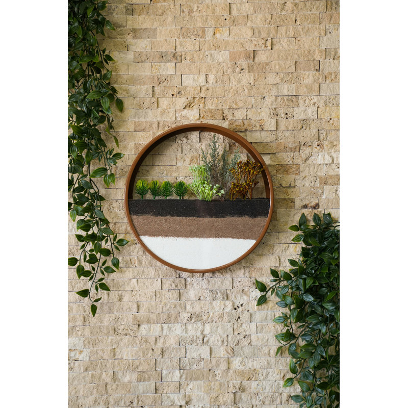 Accessoire mural décoratif en métal peint à la main, 31,1 x 3,1 x 13,8 pouces | Fabrication 100% métal, épaisseur: 0,03 pouce | Variations de couleurs uniques, parfaites pour la décoration de la maison ou du bureau, durables et élégantes