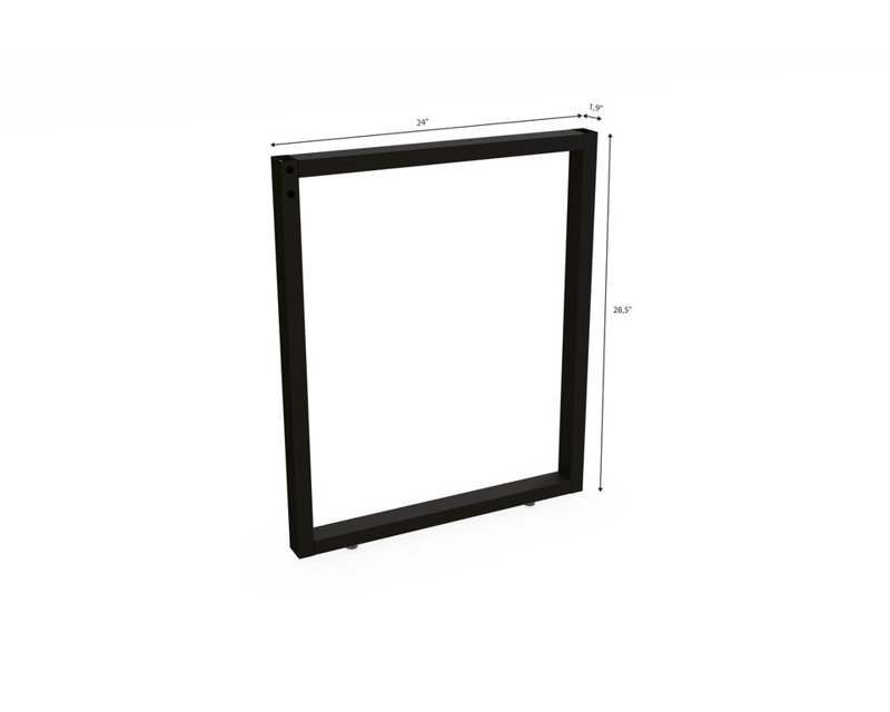 Base de bureau Patrickson, H 28,5 po x l 60 po x P 30 po