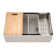 Houzer 33 in Fireclay Apron Front 50/50 Double Workstation w/ Accessories