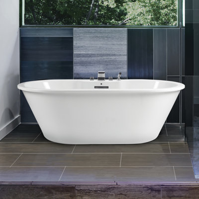 Baignoire à air autoportante 71,75 po MTI Solutions New Yorker 10
