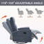 Luxueux fauteuil inclinable avec technologie de relaxation avancée pour le confort du salon-520209853