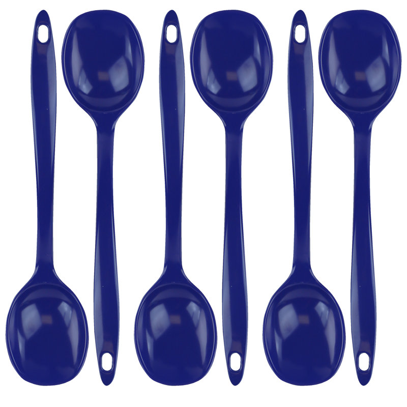 Reston Lloyd Melamine Cooking Spoons, Indigo