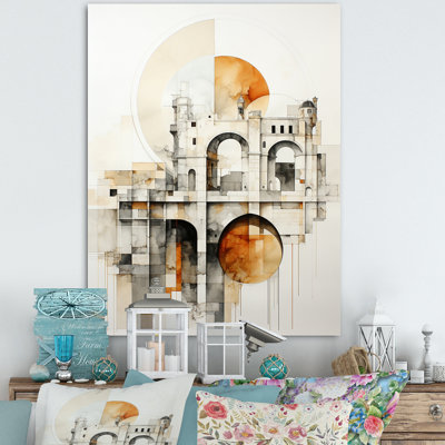 Impression sur toile Grey Bridge Minimalistic II - Cityscapes