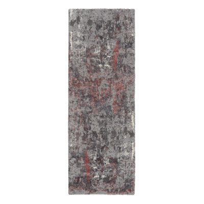 Glessite in Red/Grey Area Rug