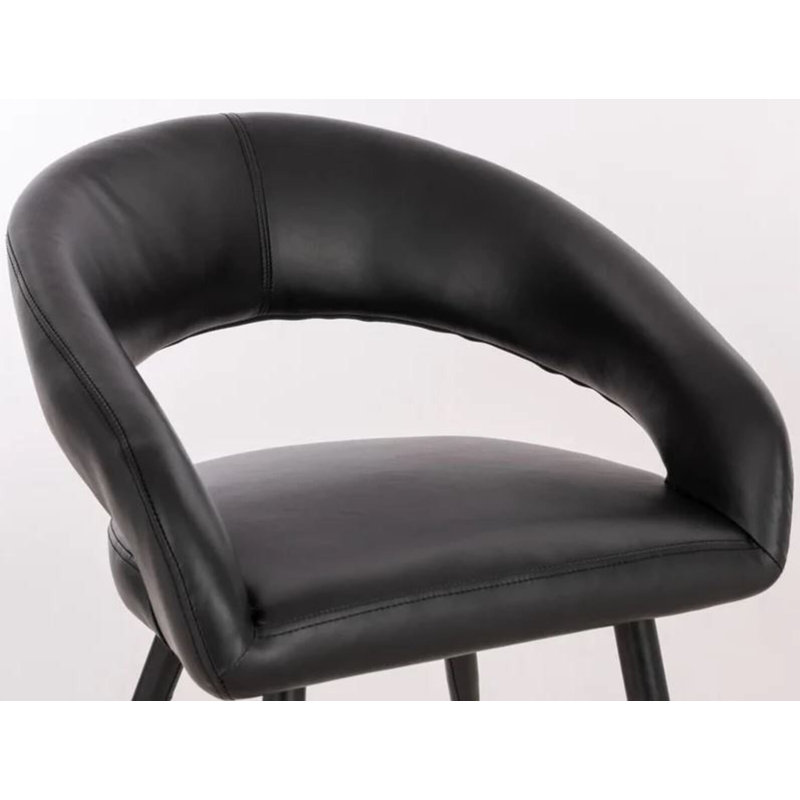 Chaise en cuir Damian Pu