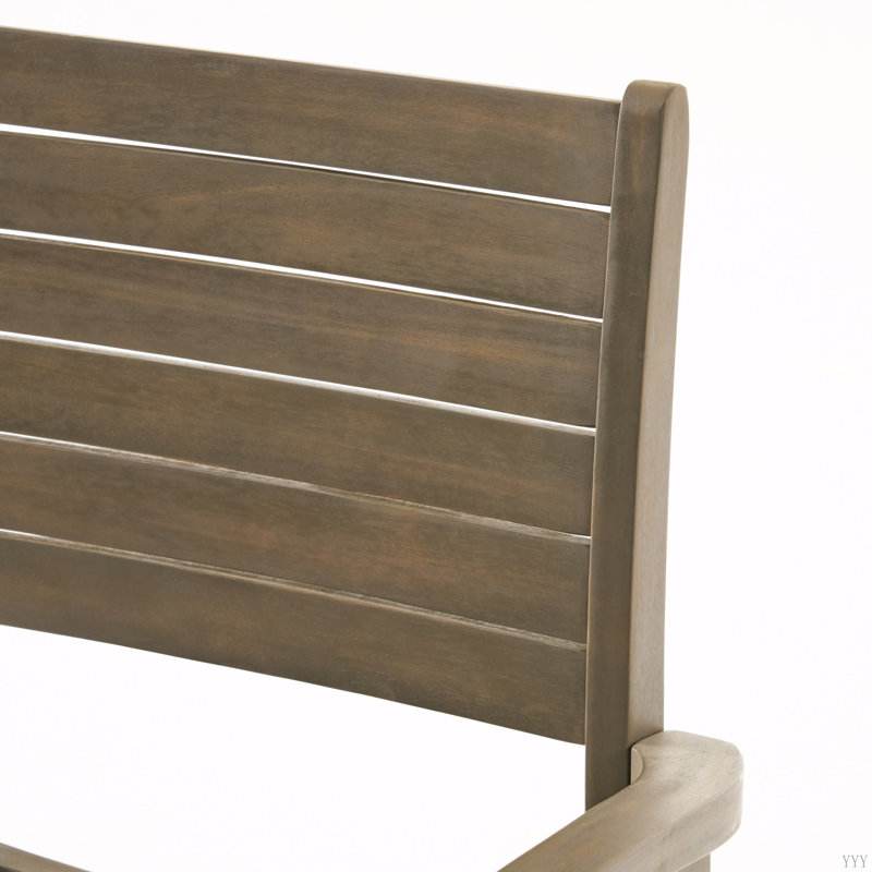 Chaises de salle à manger d'extérieur, Gris