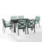 Halles 6 - Person Patio Dining Set with Rectangular Table , Cushions Included-1349393931