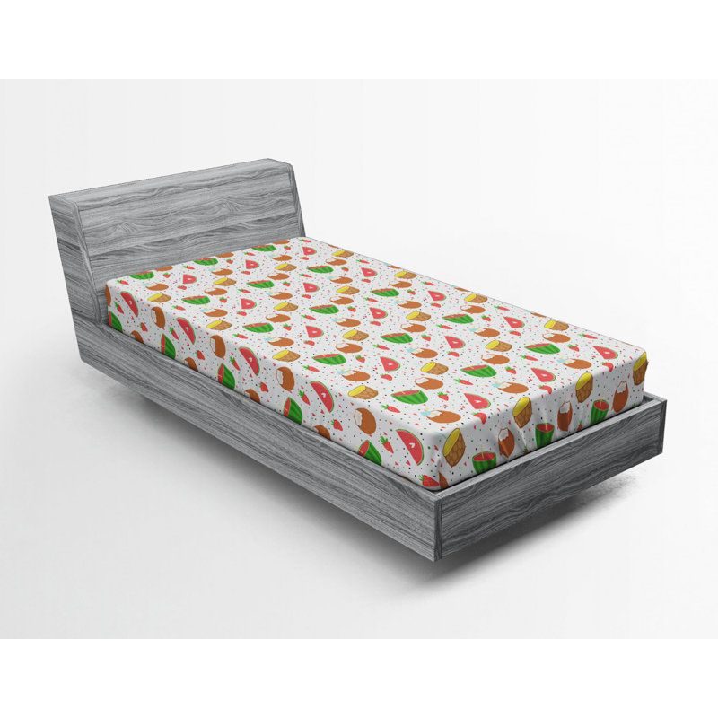 Microfiber Fitted Sheet, Twin Fitted Sheet