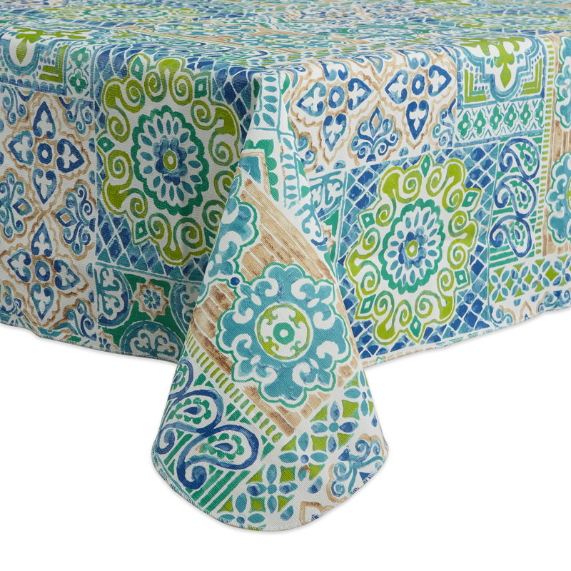 Dingle Patchwork Tablecloth, 102" x 60"