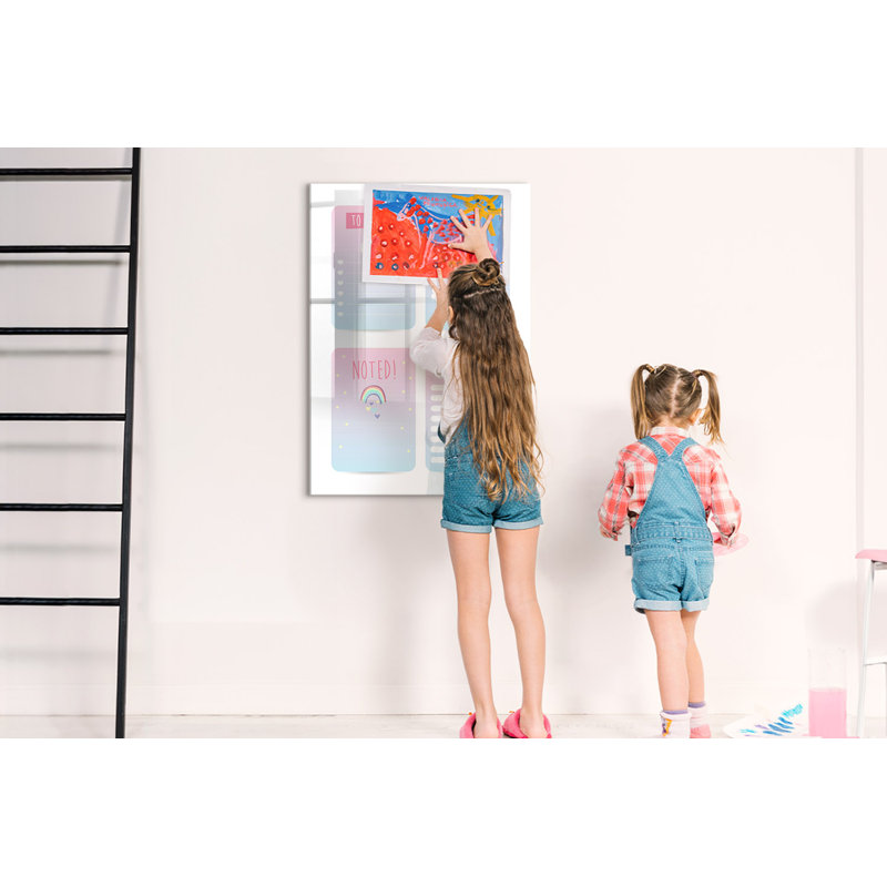 Magnetic Glass Photo Memo Board