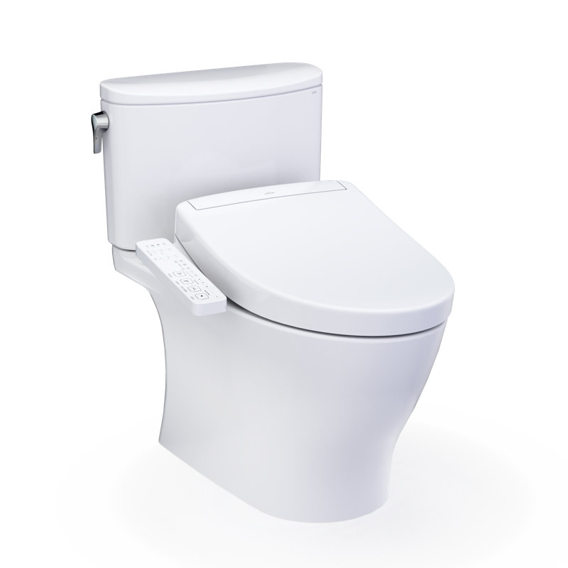 TOTO® WASHLET®+ Nexus® Two-Piece Elongated 1.28 GPF Toilet with S2 Bidet Seat, Cotton White - MW4423346CEFG#01
