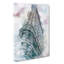 The Flatiron Building in New York in Abstract - Wrapped Canvas Drawing - Wrapped Canvas-55338994